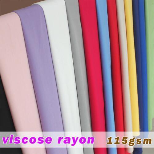 100% Viscose Fabric Silk Artificial Cotton Fabric Skirt Scarf Apperal Rayon Fabric 60" Wide Sold By The Yard Free Shipping