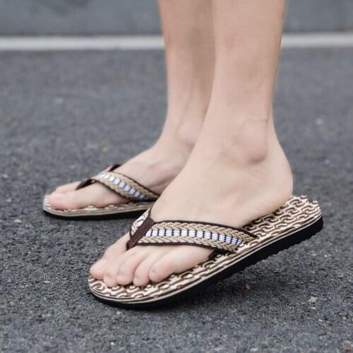 Slippers Men Summer Shoes Mixed Colors Sandals Male Slipper Indoor Or Outdoor Flip Flops Indoor Shoes Zapatos De Hombre#D32