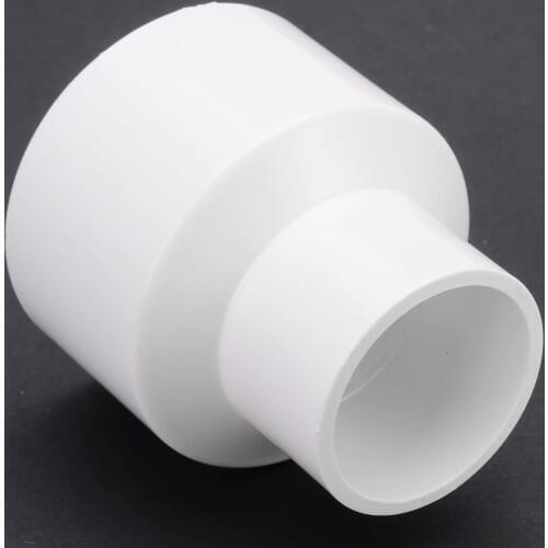 1Pcs PVC Woodworking Reducer Adaptor 50mm to 32mm For Dust Collector For Woodworking Power Tool