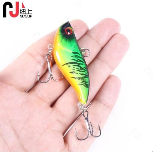 1PCS VIB Lure 6cm 13.4g Hard Artificial Fishing Vibe Lipless New Plastic Vibration Hard Noisy Rattle Vibrator Bait