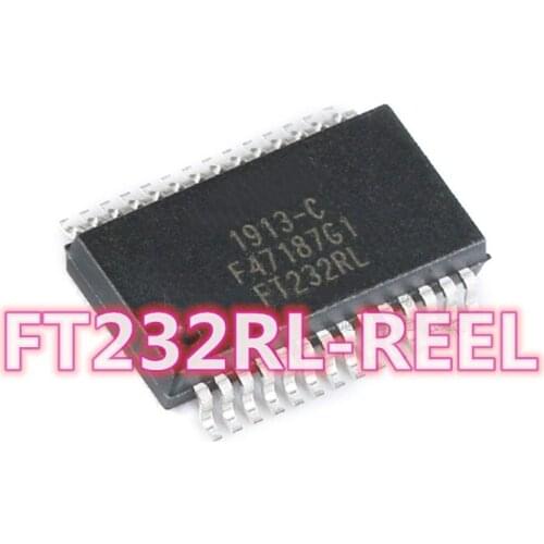 2PCS-10PCS/LOT FT232RL-REEL FT232RL IC bridge USB to UART SSOP28 patch New original Free shipping