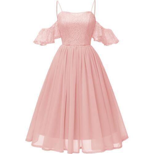 2018 Elegant Lace Autumn Winter Pink Dress Butterfly Sleeve Lovely Dress For Women Sexy Slim christmas Party Dresses Vestidos