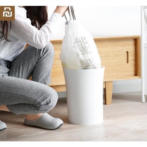 Youpin Original 30pcs /Roll Thickened portable drawstring garbage bag Kitchen cleaning bag garbage bag plastic bag