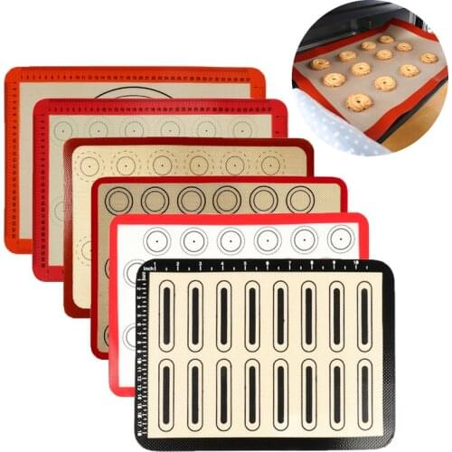 Non-Stick Silicone Baking Mat Baking Pad Oven Sheet Liner Bakery Tool For Cookie Bread Macaroon Kitchen Bakeware Tool
