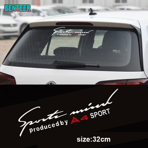 Car car windscreen windshield sticker for Audi A3 A4 A5 A6 TT Q5 Q7 B5 B6 C6 C5 C7 4F