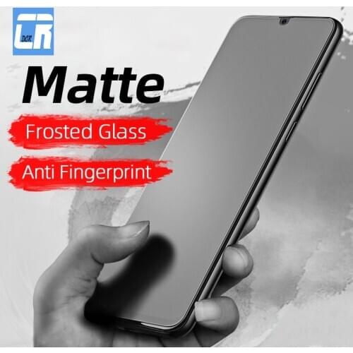 No Fingerprint Matte Tempered Glass for Samsung Galaxy A51 A71 A72 5G A91 A11 A31 A41 M11 A81 A21S A50 Glass on Galaxy S21 Plus