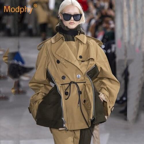 Modphy Women's Classic Trench Coats
