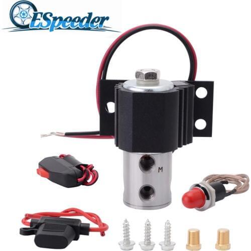 ESPEEDER Line Hydraulic Brake Park Lock Pressure Holder For Disc Drum W/light & Switch Line Lock Roll Control Hill Holder Kit