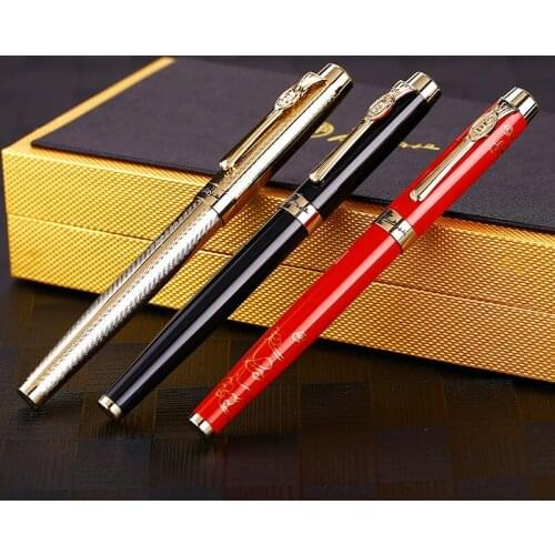 Picasso 933 Pimio Avignon Fountain Pen Classic Golden Clip Luxury Iridium Fine Nib Gift Box Optional Office Business Writing Pen