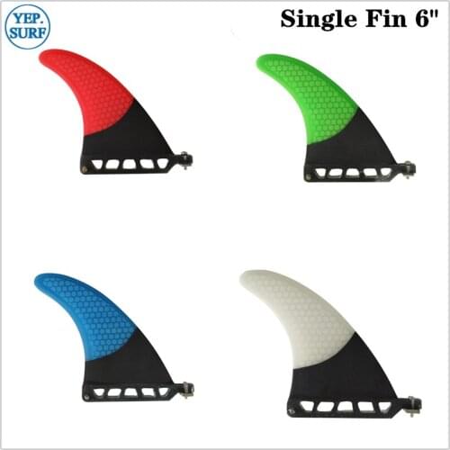 Surfboard Longboard Fins 6 Length Surf Fin Green/Blue/Red/White Fin Surfboard Fin 6 Length