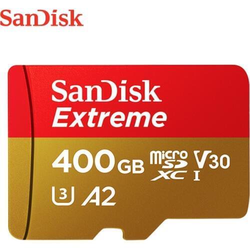 Sandisk Extreme Micro SD Card 160MB U3 V30 A2 64GB 128GB 256GB 400GB microsd Original TF Card 32GB A1 flash Memory Card