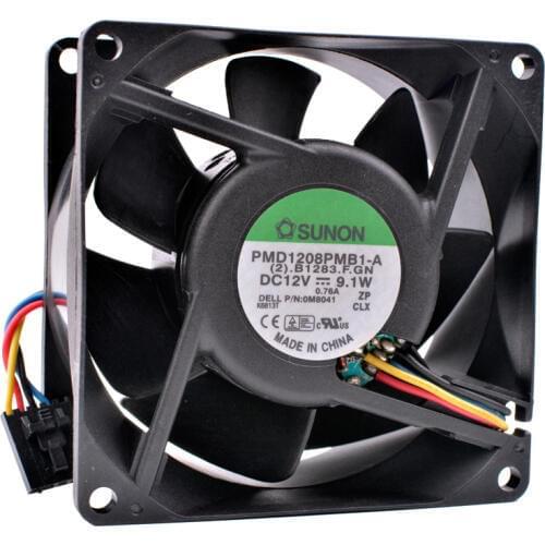 COOLING REVOLUTION PMD1208PMB1-A 8cm 80mm fan 8038 12V 9.1W Double ball bearing server large air volume cooling fan