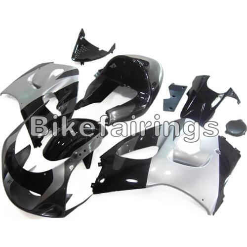 Silver Black Plastic Fairings For Suzuki 1996 1997 1998 1999 GSXR600 GSXR750 Sportbike ABS Bodywork Kit