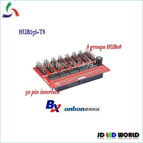 HUB256-T8 BX 8 groups HUB08 interfaces LED controller adapter