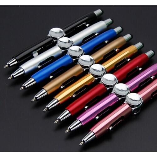 LED Spinning Pen Ball Pen Fidget Spinner Hand Top Light EDC Stress Relief Toys Kids Toy Gift School Supplies