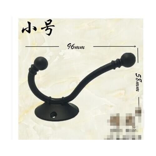 Cloth Hooks Vintage black Wall Hook Hanger storage hanger Hooks For Bathroom Kitchen Bedroom 03