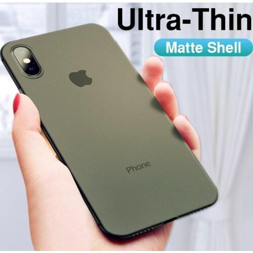 Ultra Thin Hard Cover Matte PP Phone Case For iPhone 11 12 Pro X XS Max XR for IPhone X 8 7 6 6S S Plus 8plus 7plus Coque Funda