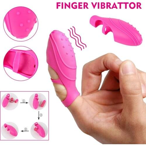 Vibromasseur point G pour adultes, masseur de doigts pour femmes, jouets érotiques, jouets sexuels