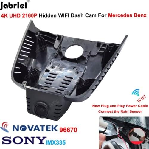4K Dash Cam 2160P Plug And Play Car DVR Dashcam Driving Recorder for Mercedes Benz A Class w177 A180 A200 A220 2019 2020 2021