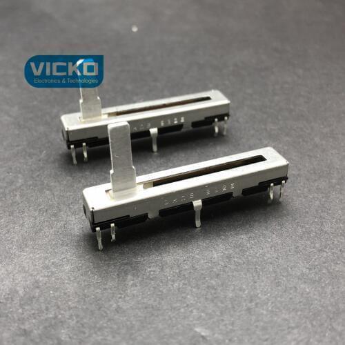 [VK]JAPAN ORIGINAL 4.5CM 45MM B10K single Slide potentiometer shaft 15MM 20PCS/LOT MONO Slide switch