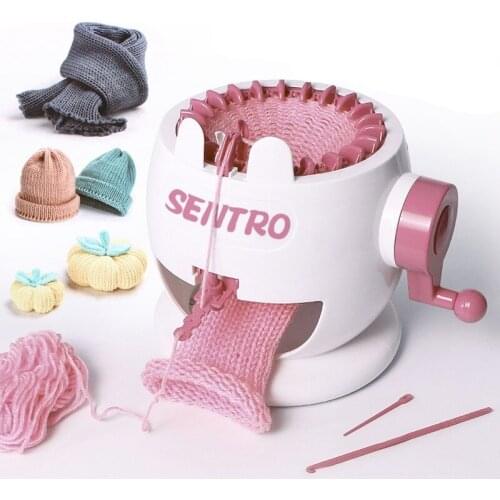 Rabbit Hand Knitting Machine Childrens DIY Handmade Hand Knitting Wool Machine Morandi Series Color Machine Knitting Machine
