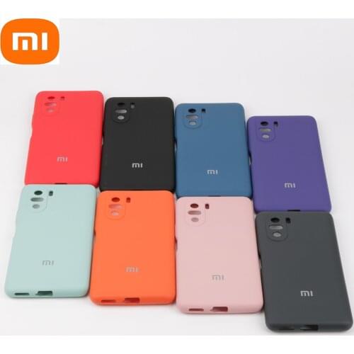 Liquid Silicone Case For Xiao mi Poco F3 Xiaomi Redmi K40 Pro Soft Gel Rubber Protector Matte Cover For Mi 11i
