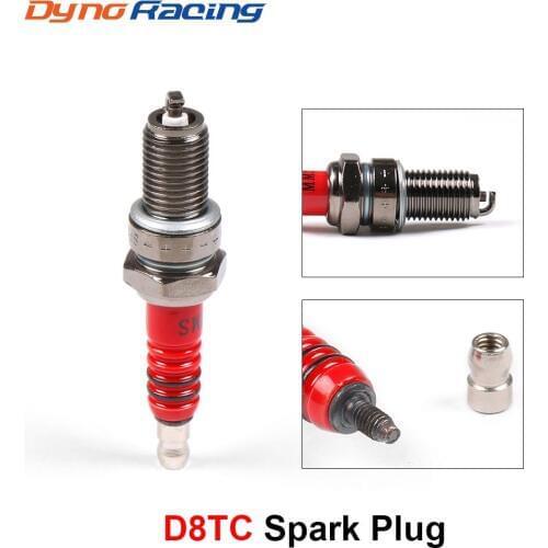 1PCS D8TC Spark Plug D8TC For 150cc 200cc 250cc Dirt Bike ATV Moped Buggy Go Kart Scooter