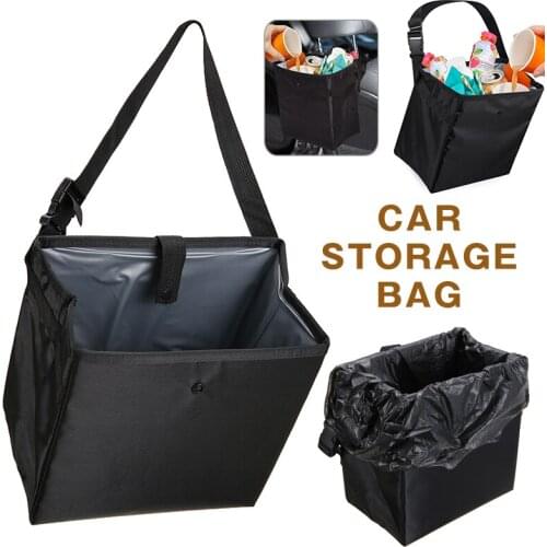 1pcs Car Truck Seat Trash Bag Multifunctional Hanging Storage Organizer Waterproof Car Trash Bag Car Accessories
