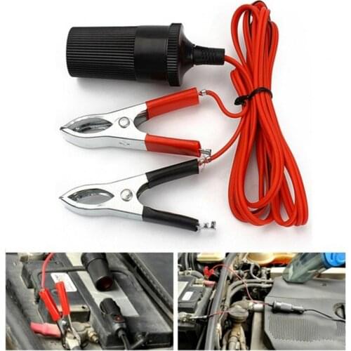 12V Car Jump Starter Connector Emergency Lead Booster Cable Battery Clamp Clip провода автомобильные