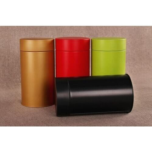 125 ml new tinplate cans tea packaging tin cans round iron box universal tea cans