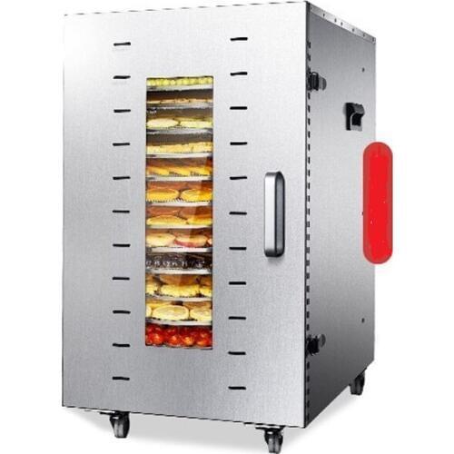 16 Layers Rotating Fruit Dryer Electric Rotary Vegetable Dehydrator Commercial