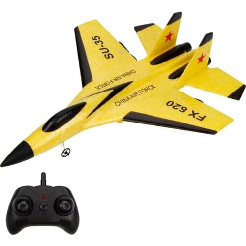2.4G Glider RC drone SU35 Fixed wing airplane Hand Throwing foam dron Electric Remote Control Outdoor RC Plane toys FX620