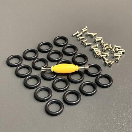 20pcs O-RINGS + 30 pcs Screws + Spanner Tool for 3.75'' GI JOE Cobra Action Force Action Figure accessory Accessory Repair Toys