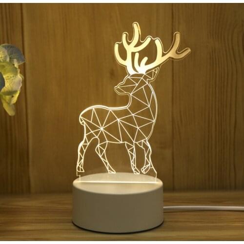 20cm 7 Colors Change Remote Control Creative Kid Gift Moon Shape Usb Plug In Acrylic Colorful 3D Led Night Light