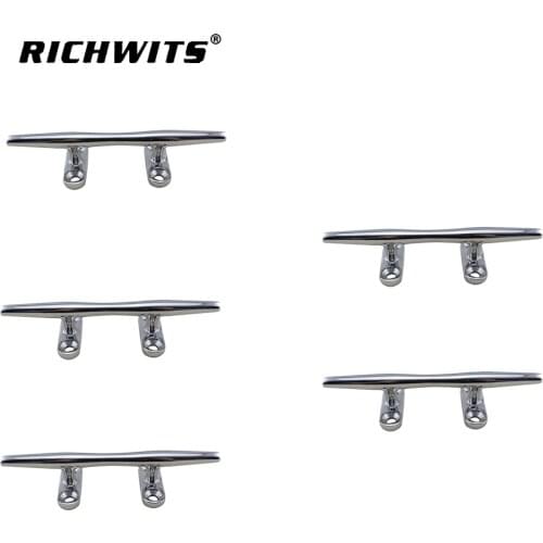 5pcs hollow base cleat 4' 、5'、6'、8'、10'、12' marine accessories cleat 316 stainless steel