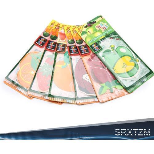 7PCS Differnet Scent Hanging Paper Auto Perfume for Home Boat Lasting Fragrance Strawberry Lemon Scent Car Air Freshener perfume