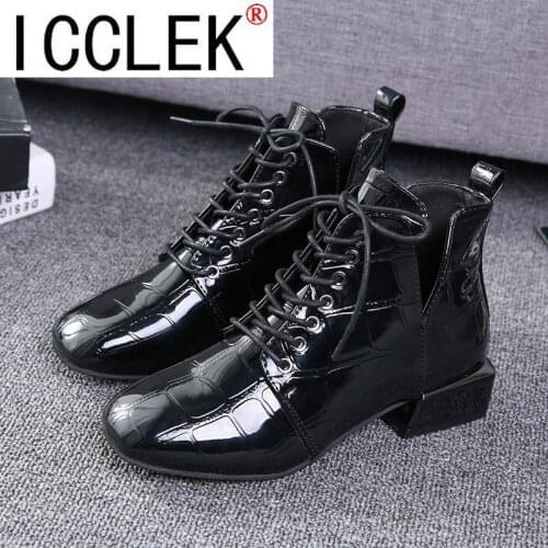 Fashion Warm Snow Boots Ladies Pu Leather Shoes Winter Ladies Casual Jason s Botas Mujer Spring Womens Ankle Boots