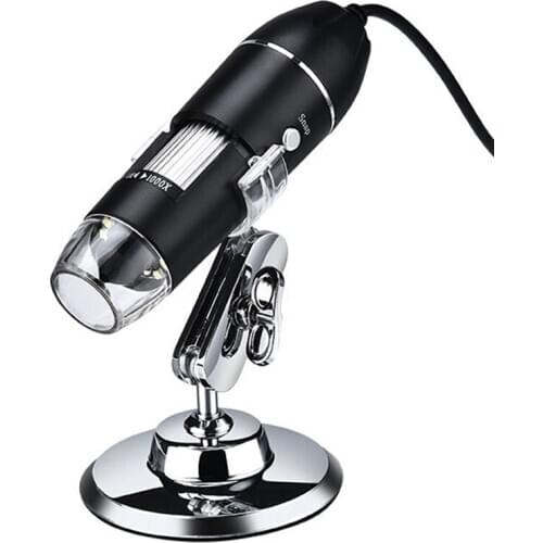 Digital Microscope 500X 1000X 1600X 8 LED Digital USB Microscope Digital Magnifier Electronic Stereo USB Endoscope Camera New