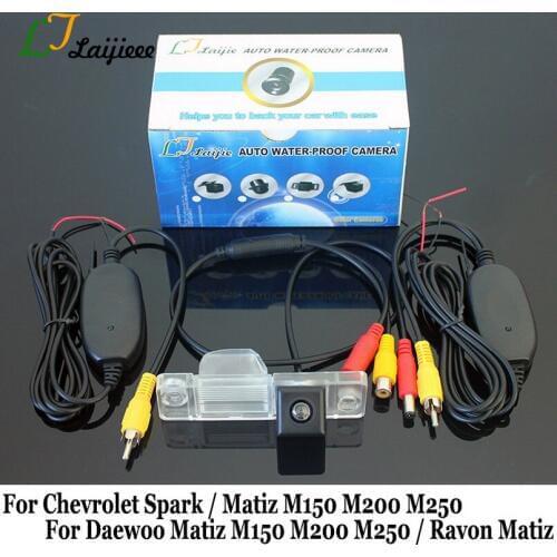 For Chevrolet Spark Matiz Joy M150 M200 M250 / HD CCD Night Vision Car Wireless Rear Reverse Camera For Daewoo Matiz Ravon Matiz