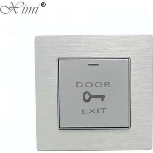 Good Quality Metal Aluminium Alloy Push Exit Button Door Access Control Exit Switch Door Release Button