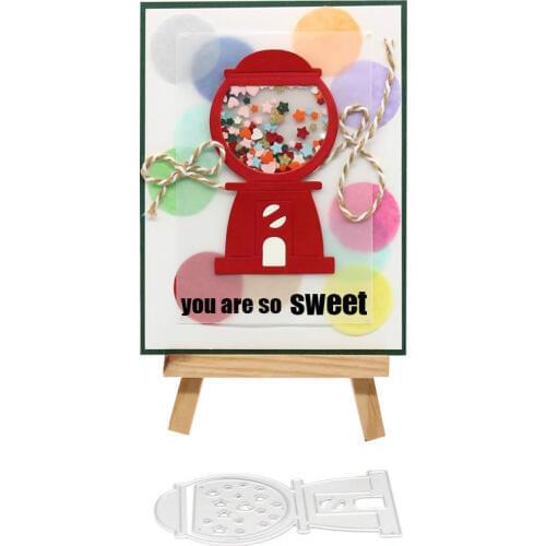 KSCRAFT Gum Ball Shaker Metal Cutting Dies Stencils for DIY Scrapbooking/photo album Decorative Embossing DIY Paper Cards