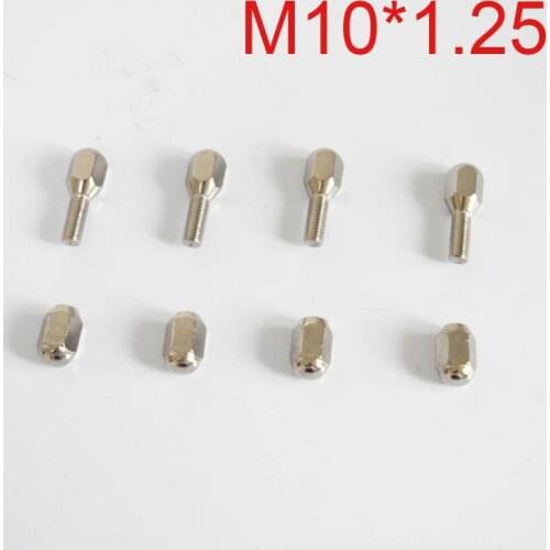 M10*1.25 250cc 200cc quad loncin lifan zongshen buggy go cart Atv accessories quad aluminum rim 10" 12" 14"wheel screw 10mm