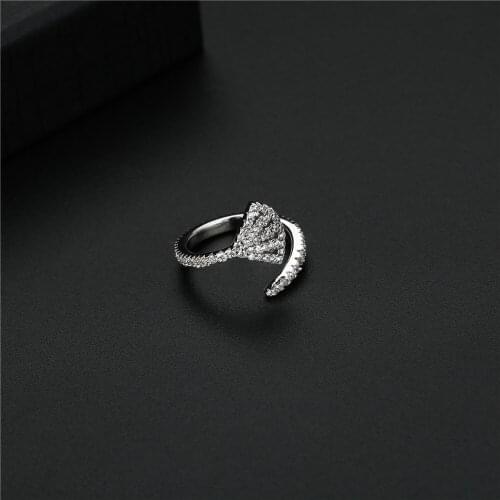 Funmode Trendy Style Open Adjustable Ring For Women Jewelry anillos mujer Engagement Ring Wholesale FR132