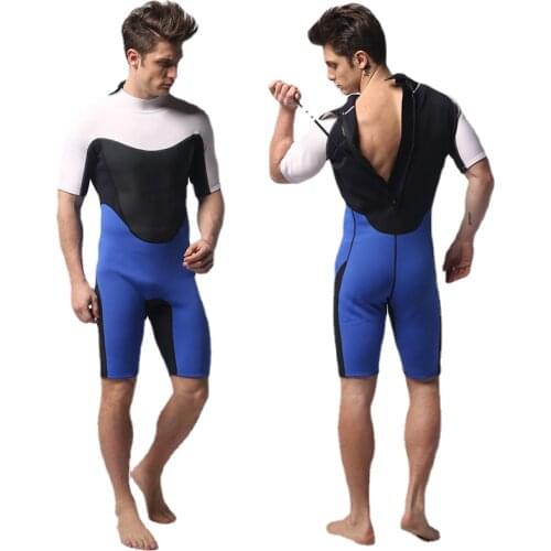 3mm Neoprene wetsuits Double nylon fabric Short paragraph diving suit surf clothing Surf Diving Equipment winter swimsuit