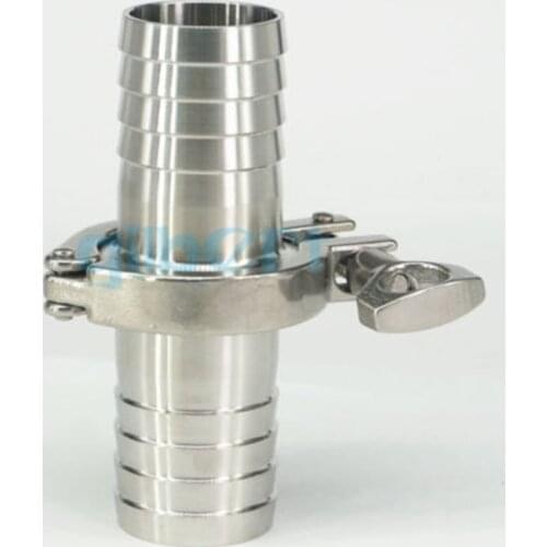 25mm Hose Barb x 1.5" Tri Clamp Set SUS304 Stainless Steel Sanitary Fitting Tri-Clover Home Brew
