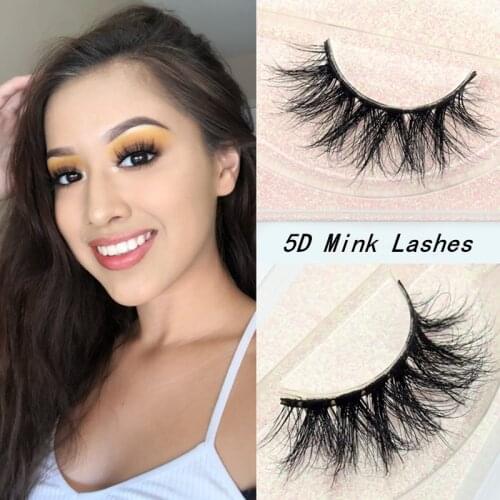 False Eyelashes Doe Eyes Natural Volume Wholesale Lashes Makeup Beauty Cosmetics Tools 5D Eyelash 25mm Long Lasting Pack Set