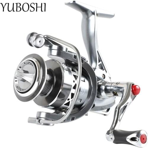 Fresh Water Spinning Reel 7+1 Bearings 5.2:1 Gear Ratio1000-6000 Series Original Rubber Handle Fishing Reels Fishing Tackles