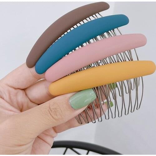 Simple Hair Combs Hairpins for Women Girls Fashion Hair Comb Bangs Clip Sticks Headwear Hair Accessories Ornaments