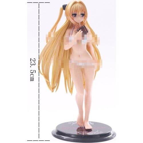 Alter To Love Ru Golden Darkness Sexy Swimsuit Ver. PVC Action Figure White & Black Yuuki Mikan Lala Model 23cm