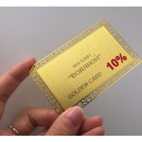 Shipping cost for metal cards samples